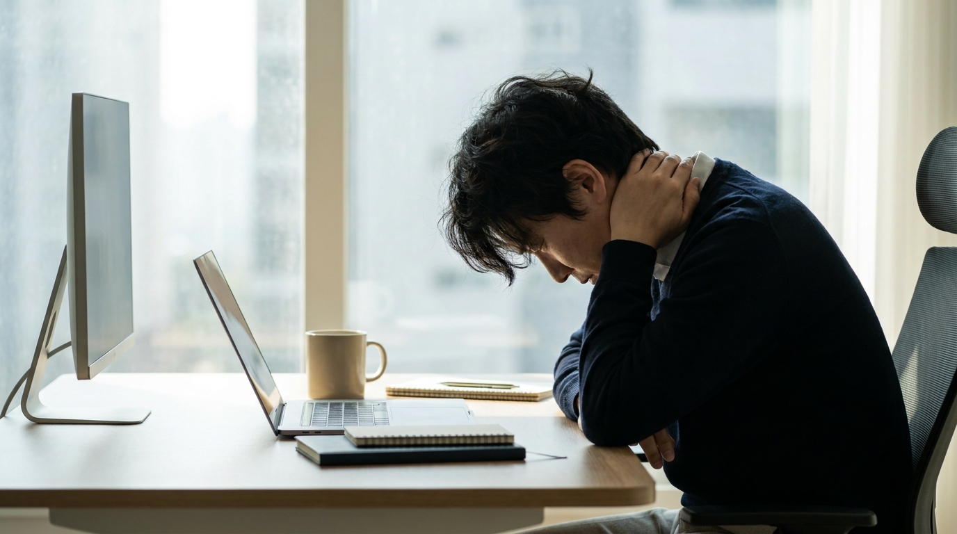 Chronic burnout with non-restorative morning fatigue and systemic heaviness examined through spinal axial alignment and Gyeongok-go adrenal exhaustion recovery mechanisms at Bodyall Korean Medicine Clinic