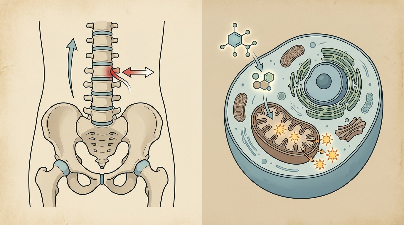 Spinal decompression and herbal pharmacological mechanism for chronic burnout, non-restorative morning fatigue, and adrenal exhaustion recovery through spinal axial alignment and Gyeongok-go