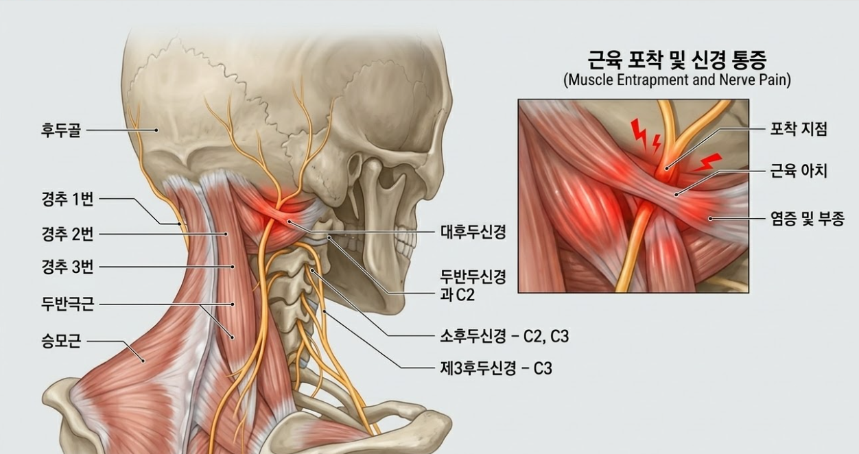 Upper cervical nerve compression and mechanism of cervicogenic headache