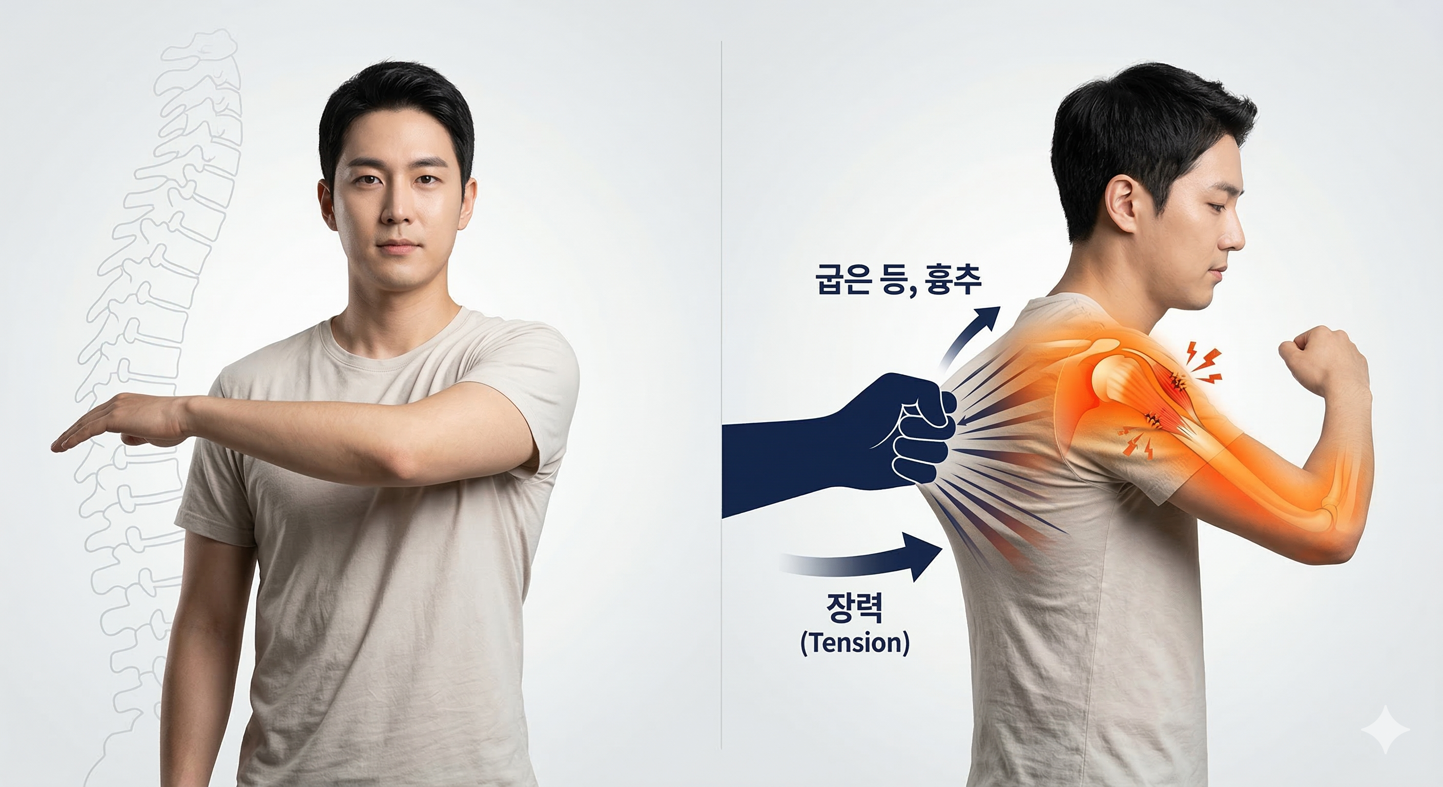 Visual diagram of the tension principle