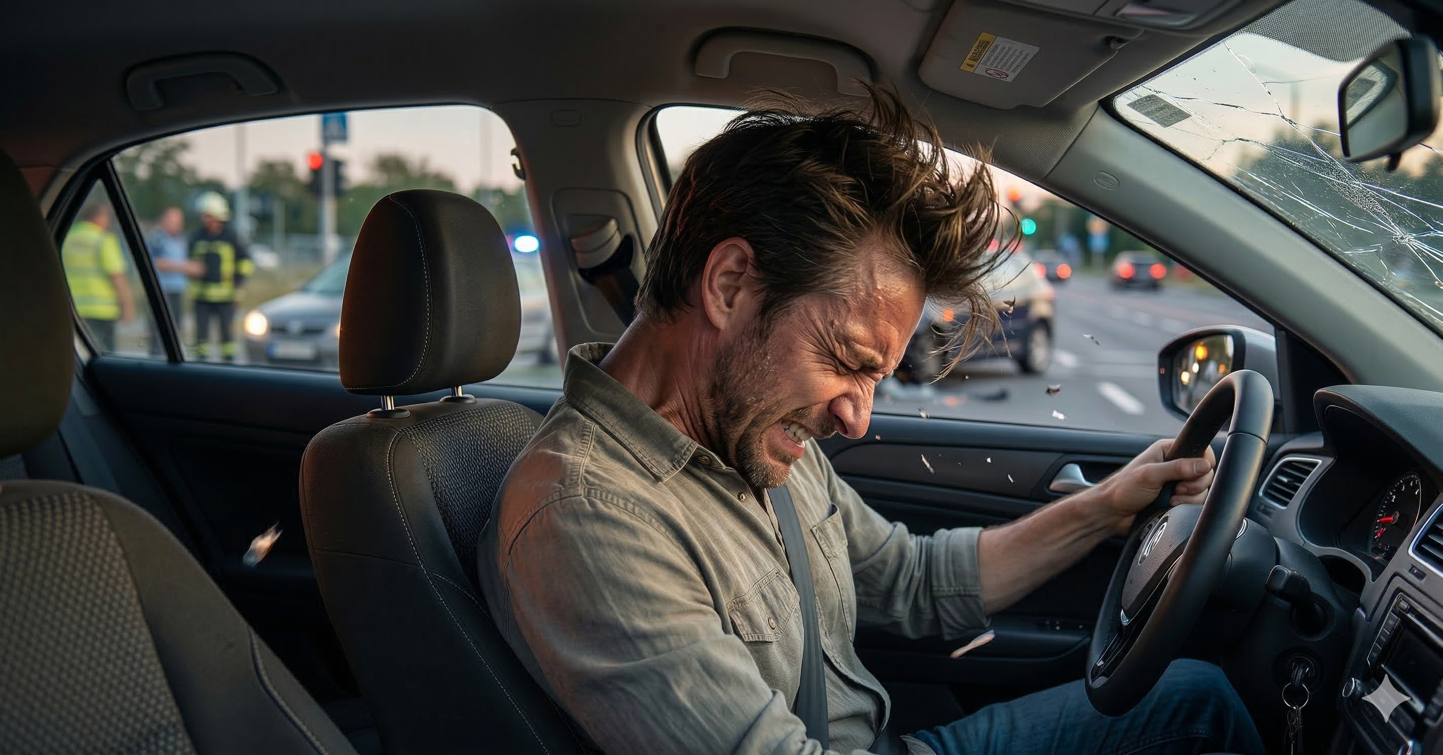 수원 교통사고 충격으로 인한 후유증 발생 상황 묘사